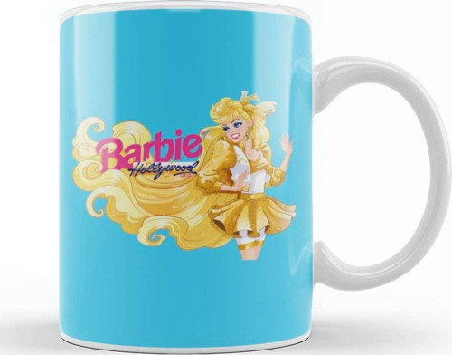 Hollywood Hair Barbie Kupa Bardak Porselen