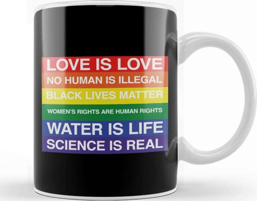 Pride Love And Rights Kupa Bardak Porselen