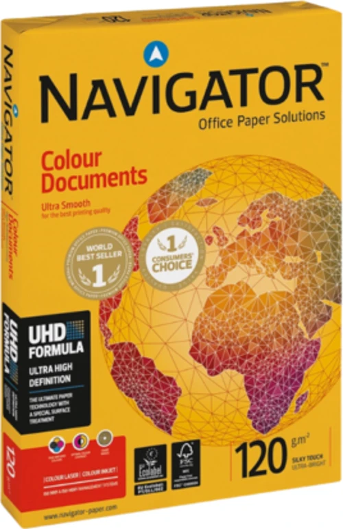 A4 Colour Documents Fotokopi Kağıdı 120 Gr 1 Koli (8 Paket)