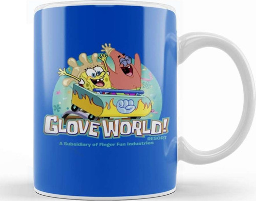 Süngerbob Glove World Kupa Bardak Porselen