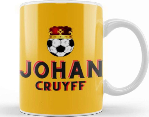 Johan Cruyff Art Gift Kupa Bardak Porselen