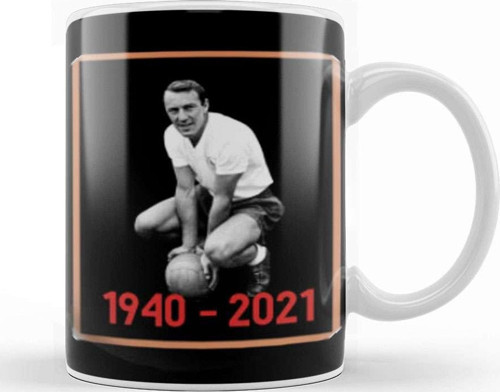 Jimmy Greaves Rıp Kupa Bardak Porselen