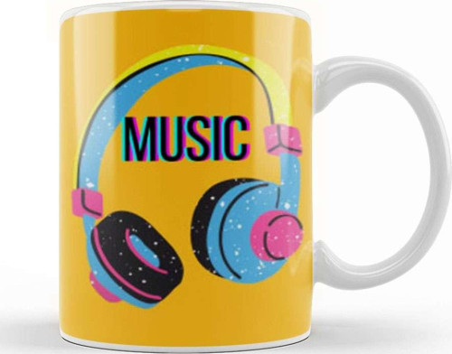 Music Music Music Kupa Bardak Porselen