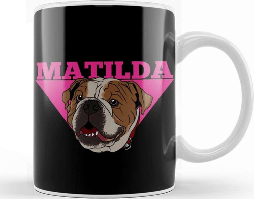 Matilda Bulldog Smith Kupa Bardak Porselen