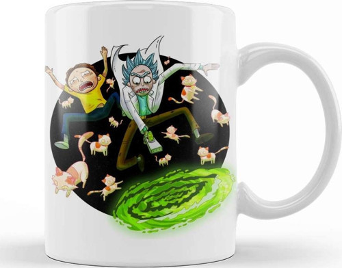 Rick And Morty 01 Kupa Bardak Porselen