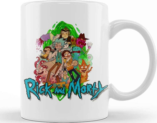 Rick And Morty 08 Kupa Bardak Porselen