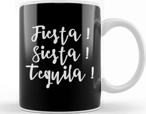 Fiesta Siesta Tequila Kupa Bardak Porselen