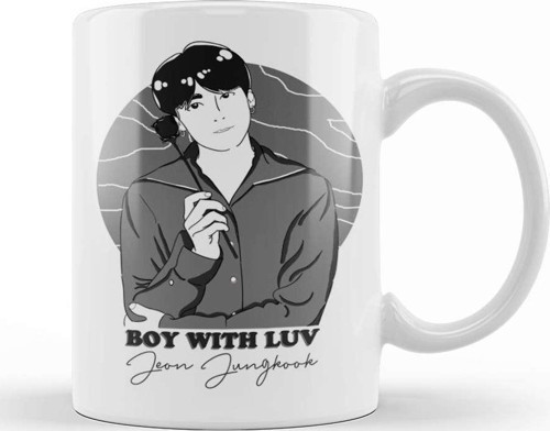 Bts Jeon Jungkook Kupa Bardak Porselen