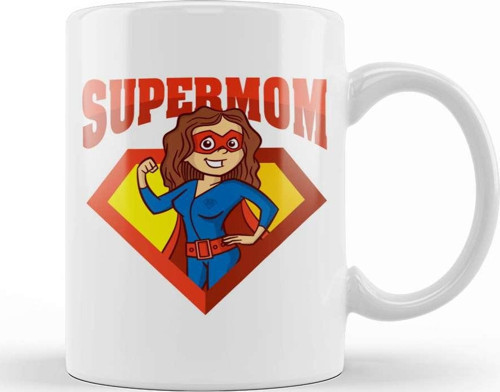 Supermom Süperanne 02 Kupa Bardak Porselen
