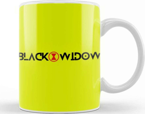 Black Widow Logo 2021 Kupa Bardak Porselen