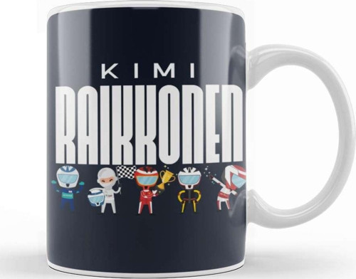 Kimi Raikkonen 01 Kupa Bardak Porselen