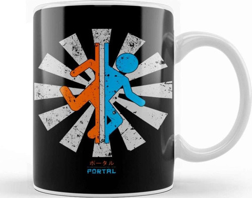 Portal Retro Japanese Kupa Bardak Porselen