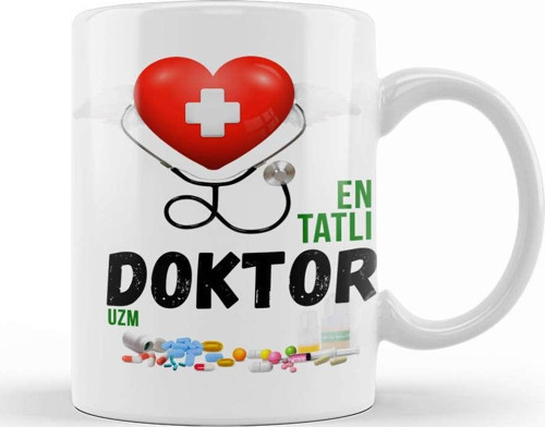 Doktor Doktora Hediye Kupa Bardak Porselen