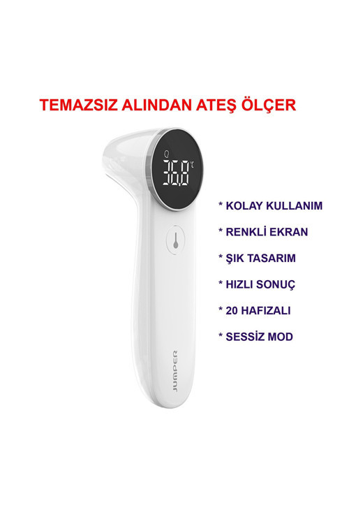 Temassız Ateş Ölçer Kızıl Ötesi Ve Alından Termometre JPD-FR204