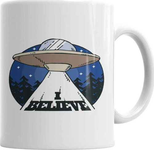 Alien Believe Uzaylı Kupa Bardak Porselen