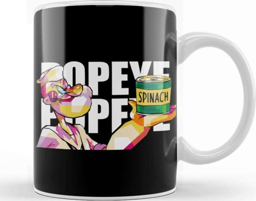 Temel Reis Popeye Kupa Bardak Porselen