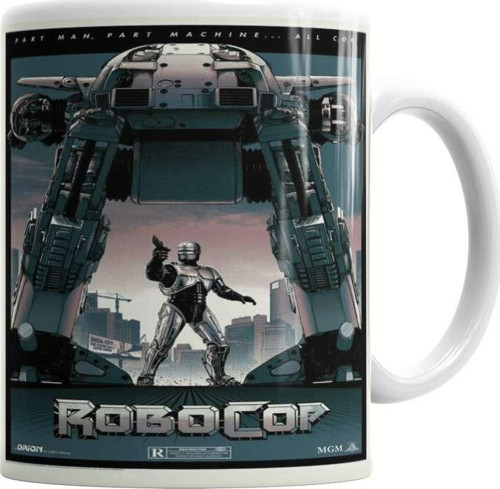 Robocop Policial Man Kupa Bardak Porselen