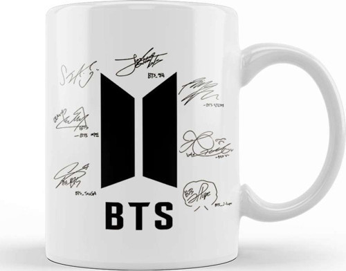 Bts Ve İmzalar 01 Kupa Bardak Porselen