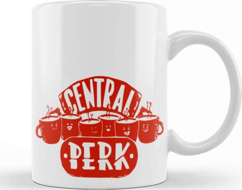Central Perk Friends Kupa Bardak Porselen