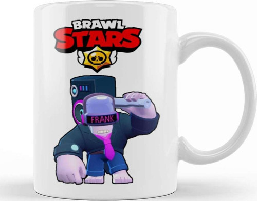 Dj Frank Brawl Stars Kupa Bardak Porselen