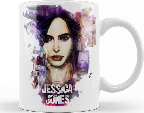 Jessica Jones Marvel Kupa Bardak Porselen