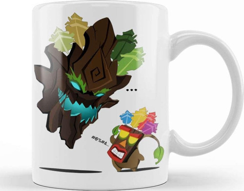 Maokai Mascara Crash Kupa Bardak Porselen