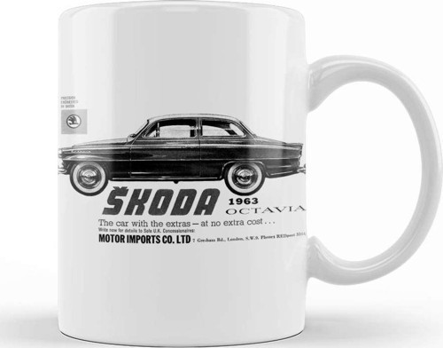Skoda Octavia Klasik Kupa Bardak Porselen