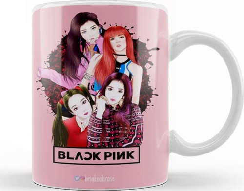 Black Pink Blackpink Kupa Bardak Porselen