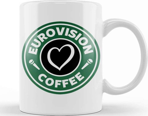 Eurovision Coffee Kupa Bardak Porselen