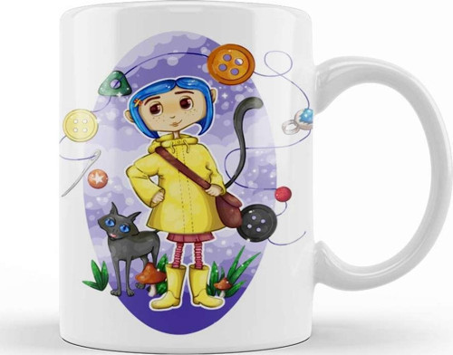 Coraline Jones 01 Kupa Bardak Porselen