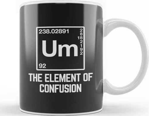 Element Of Confusion Kupa Bardak Porselen