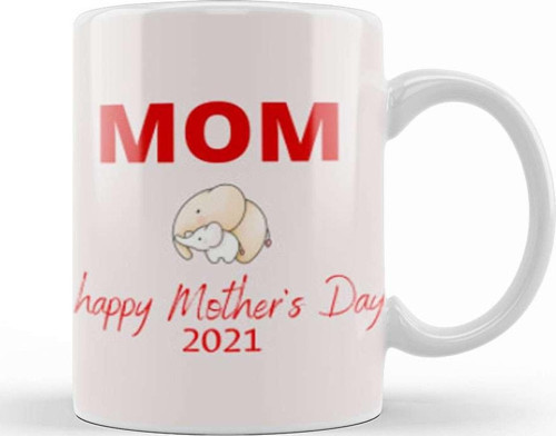 Elephant Mothers Day 2021 Kupa Bardak Porselen