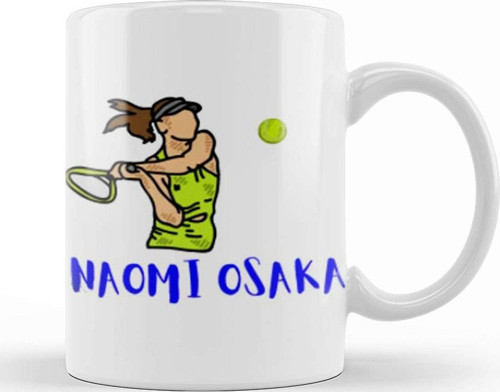 Naomı Osaka I Love Tennis Kupa Bardak Porselen