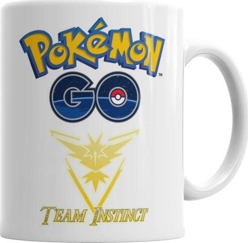 Pokemon Go Team İnstinct Kupa Bardak Porselen