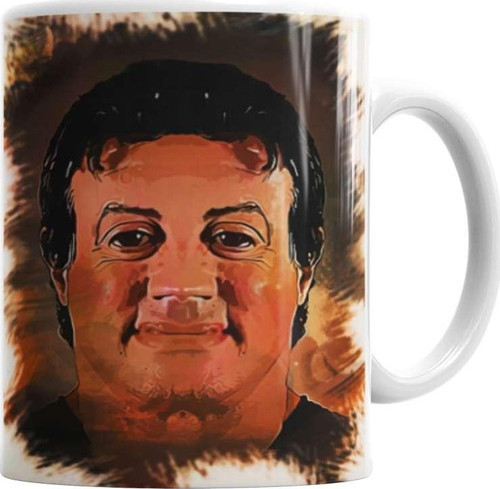 Sylvester Stallone Rambo Kupa Bardak Porselen