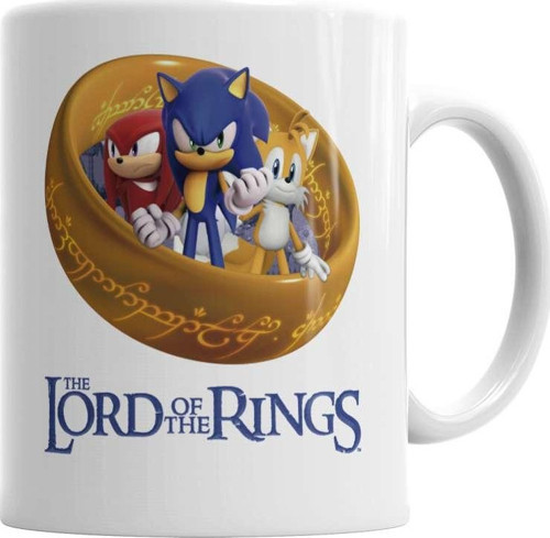Sonic O Senhor Dos Aneis Kupa Bardak Porselen