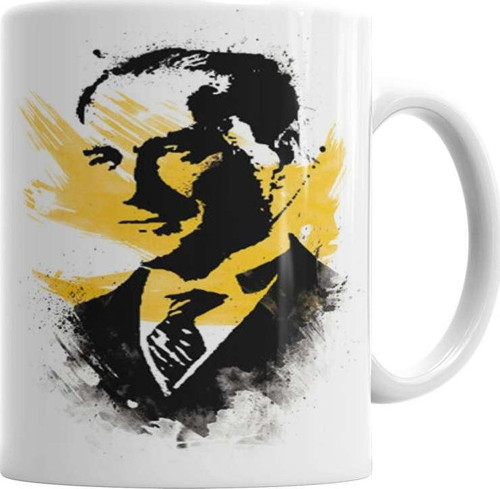 Mustafa Kemal Atatürk 01 Kupa Bardak Porselen