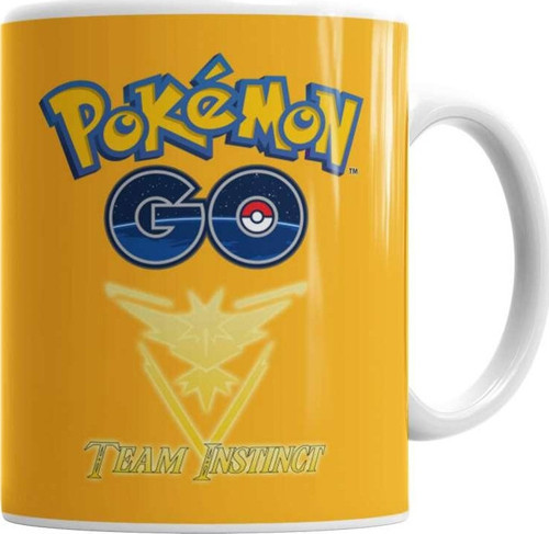 Pokemon Go Team İnstinct Kupa Bardak Porselen
