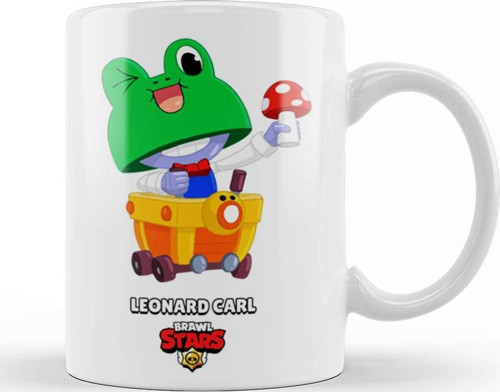Brawl Stars Leonard Carl Kupa Bardak Porselen