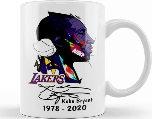 Kobe Bryan Lakers Legend Kupa Bardak Porselen