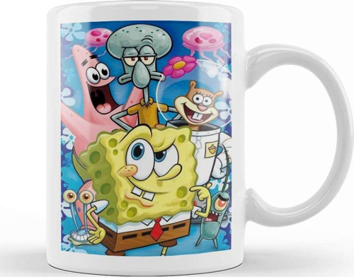 Sünger Bob Sponge Bob 02 Kupa Bardak Porselen