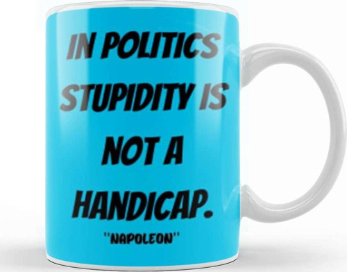 Napoleon Quotes Gift Kupa Bardak Porselen