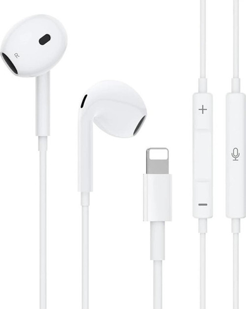 Ysn 3.nesil Apple İphone Lightning Konnektörlü Kablolu Mikrofonlu Kumandalı Kulaklık İphone Uyumlu
