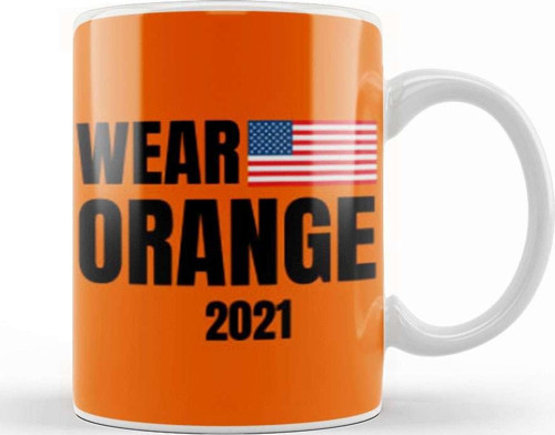 Wear Orange Day 2021 Kupa Bardak Porselen