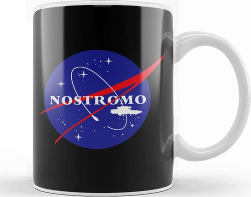 Nostromo Nasa Logo Alien Kupa Bardak Porselen