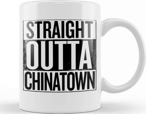 Straight Outta Chinatown Kupa Bardak Porselen
