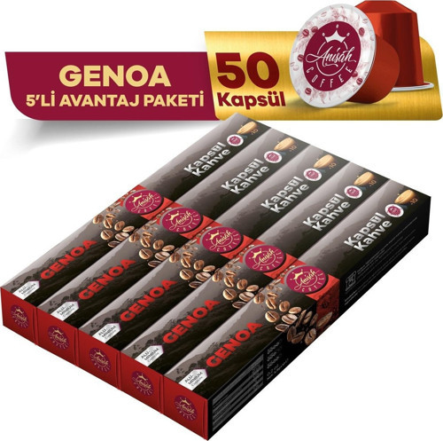 Genoa Kapsül Kahve 5'li Set 50 Adet