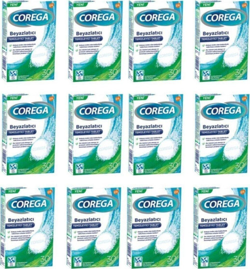 Diş Temizleyici Beyazlatıcı 30 Tablet 12 Adet