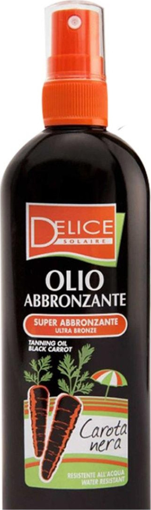 DELİCE Solaire Olio Abbronzante Sprey Bronzlaştırıcı Siyah Havuç Yağı150 ml