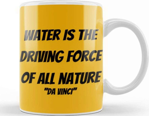 Leonardo Da Vinci Quotes Kupa Bardak Porselen
